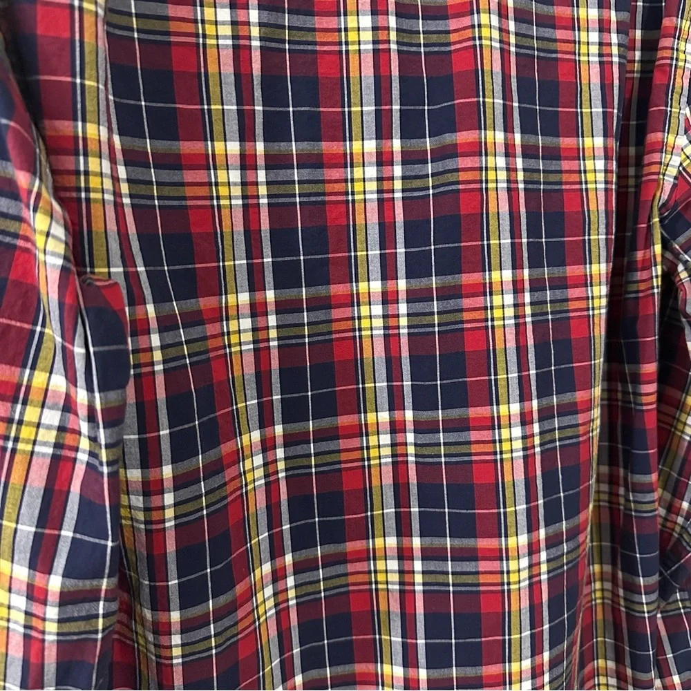 Lot of 2 J.Crew Flex Washed Button‎ Down Shirt Long Sleeve Men’s Sz Large